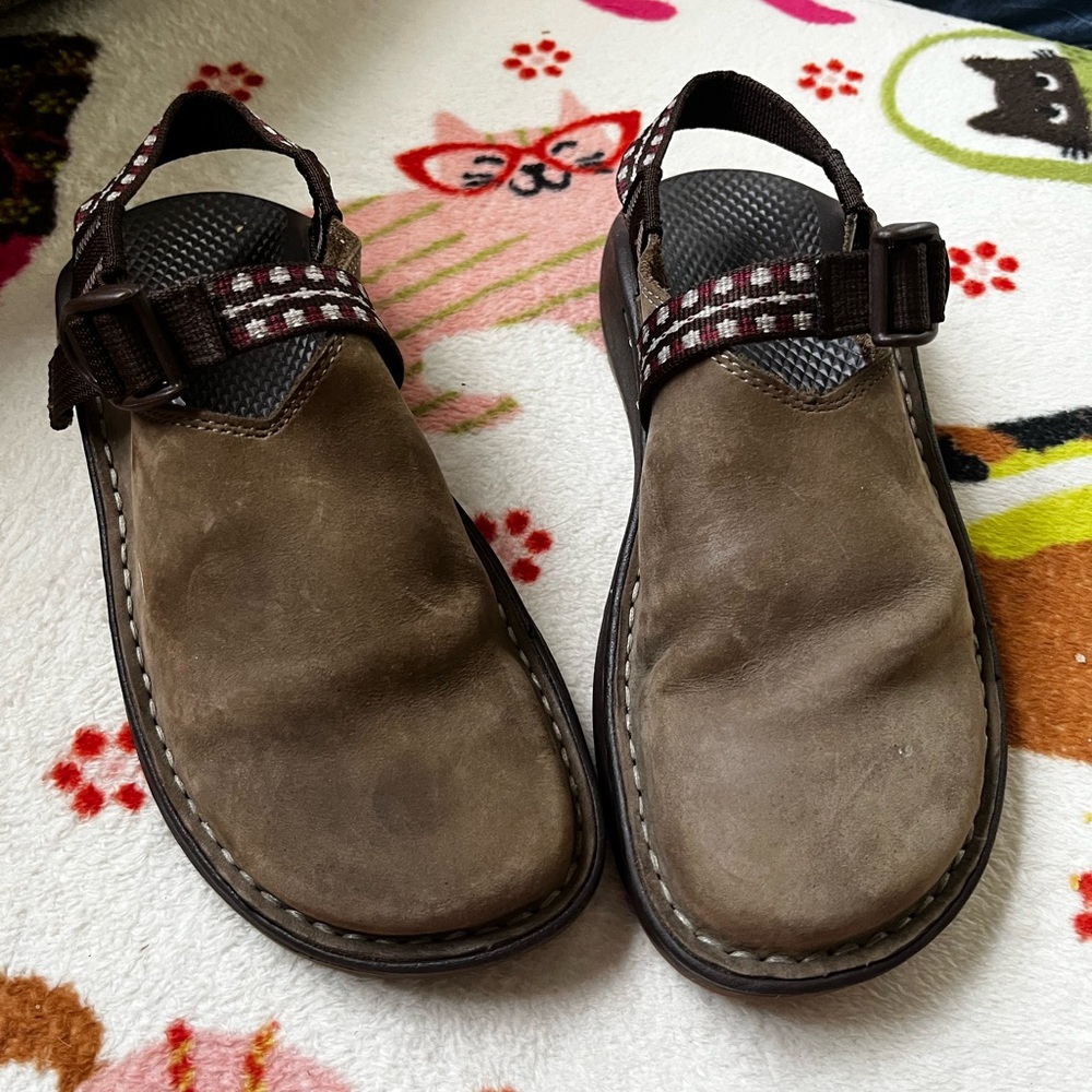 Chaco Brown Leather Sandals